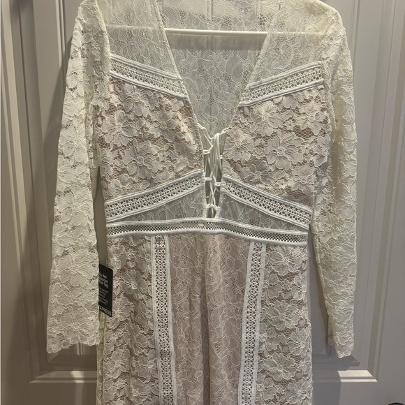 Express Dresses & Skirts - Elegant White Lace Dress